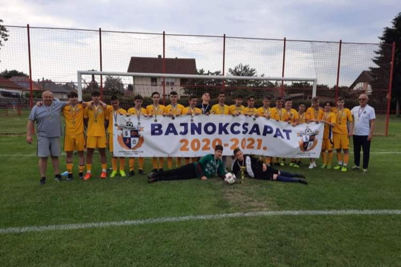  Bajnok Az U16-Os Csapatunk