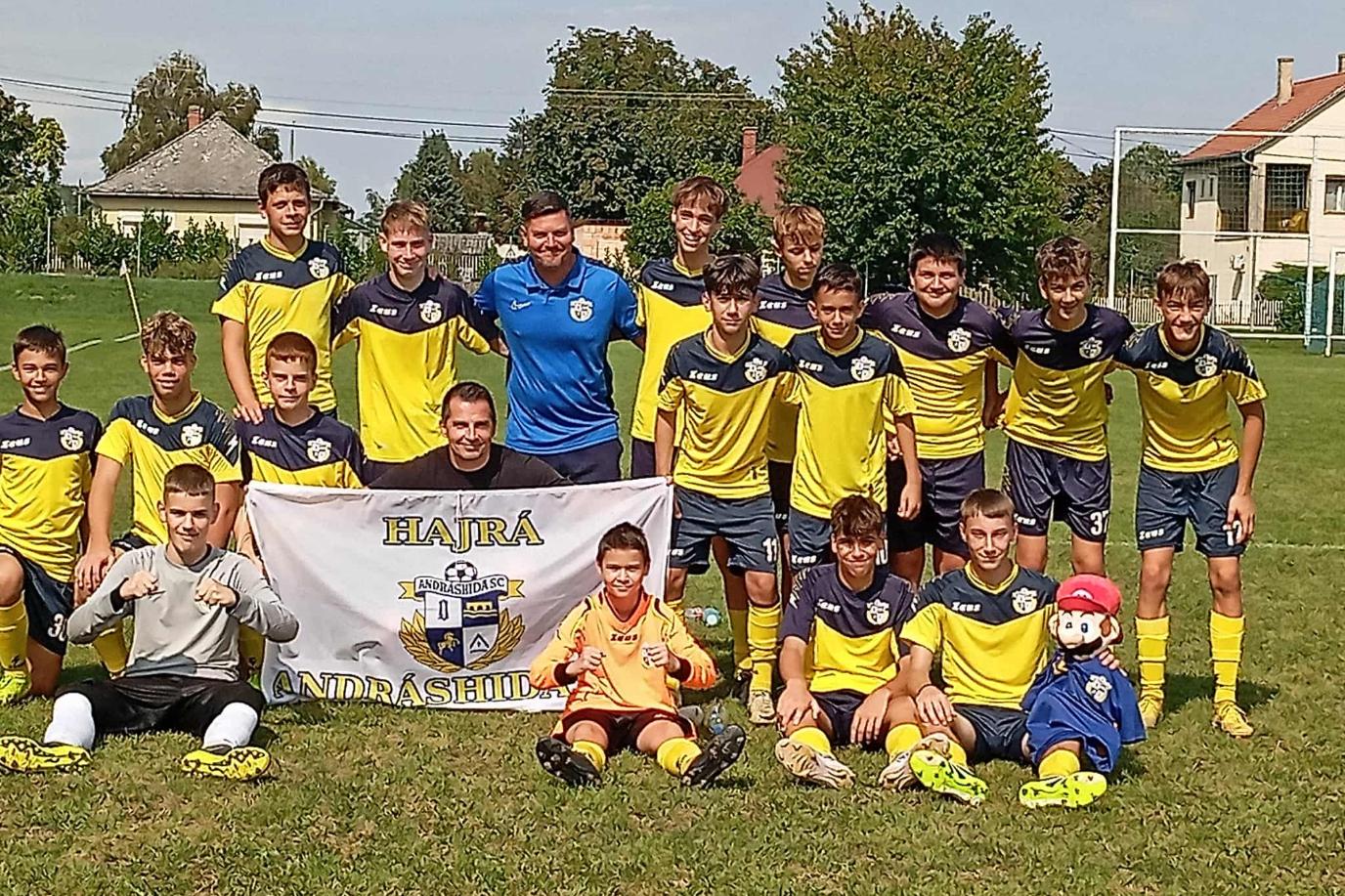 A mrleg hrombl hrom gyzelem - Regionlis U15 