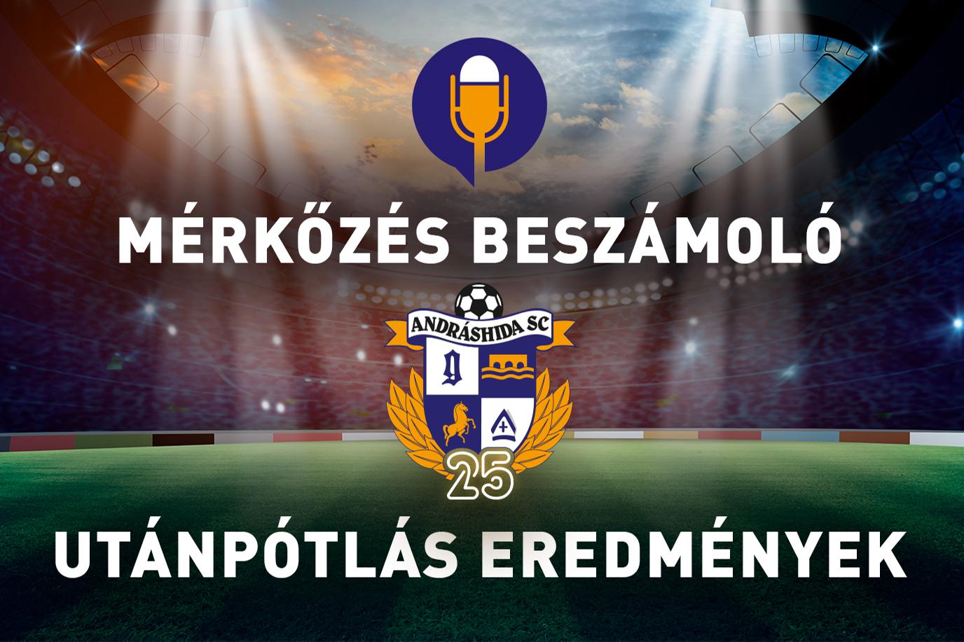 Utnptls eredmnyek U15 s U16